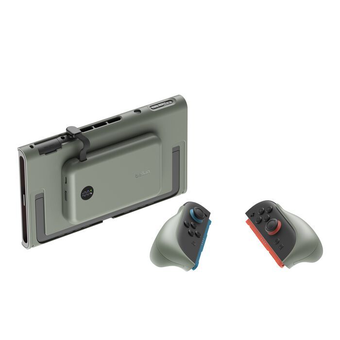 BELKIN Nintendo Switch 2 充電握把 橄欖綠 ENA019qcOL 香港行貨