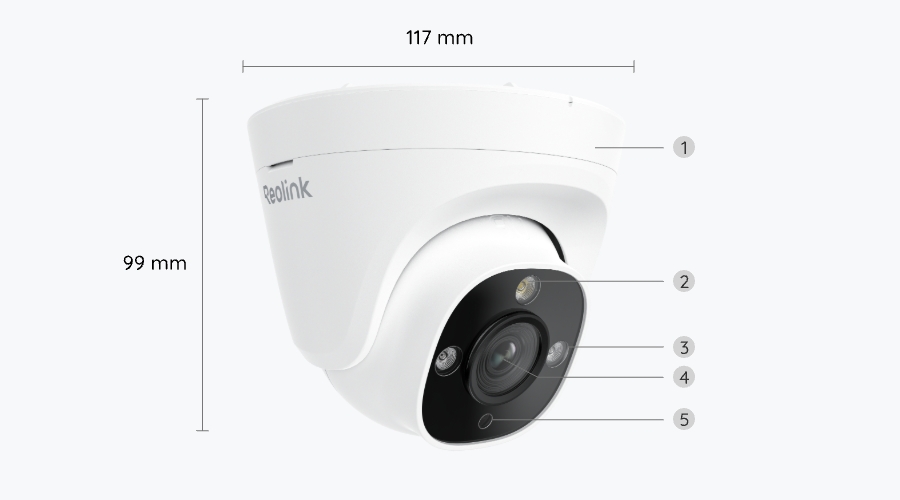 Reolink RP-PCT12M 1200 萬像素 WiFi 網絡攝影機
