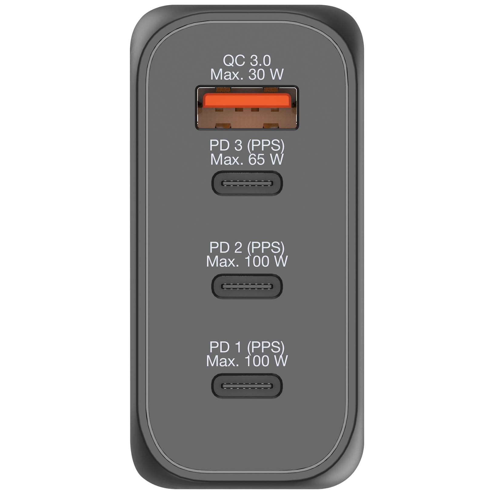 VERBATIM 4端口100W PD 3.0 & QC 3.0 GaN旅行充電器 [香港行貨] - 66967-DIGIBAL ONLINE