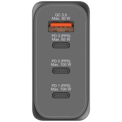 VERBATIM 4端口100W PD 3.0 & QC 3.0 GaN旅行充電器 [香港行貨] - 66967-DIGIBAL ONLINE