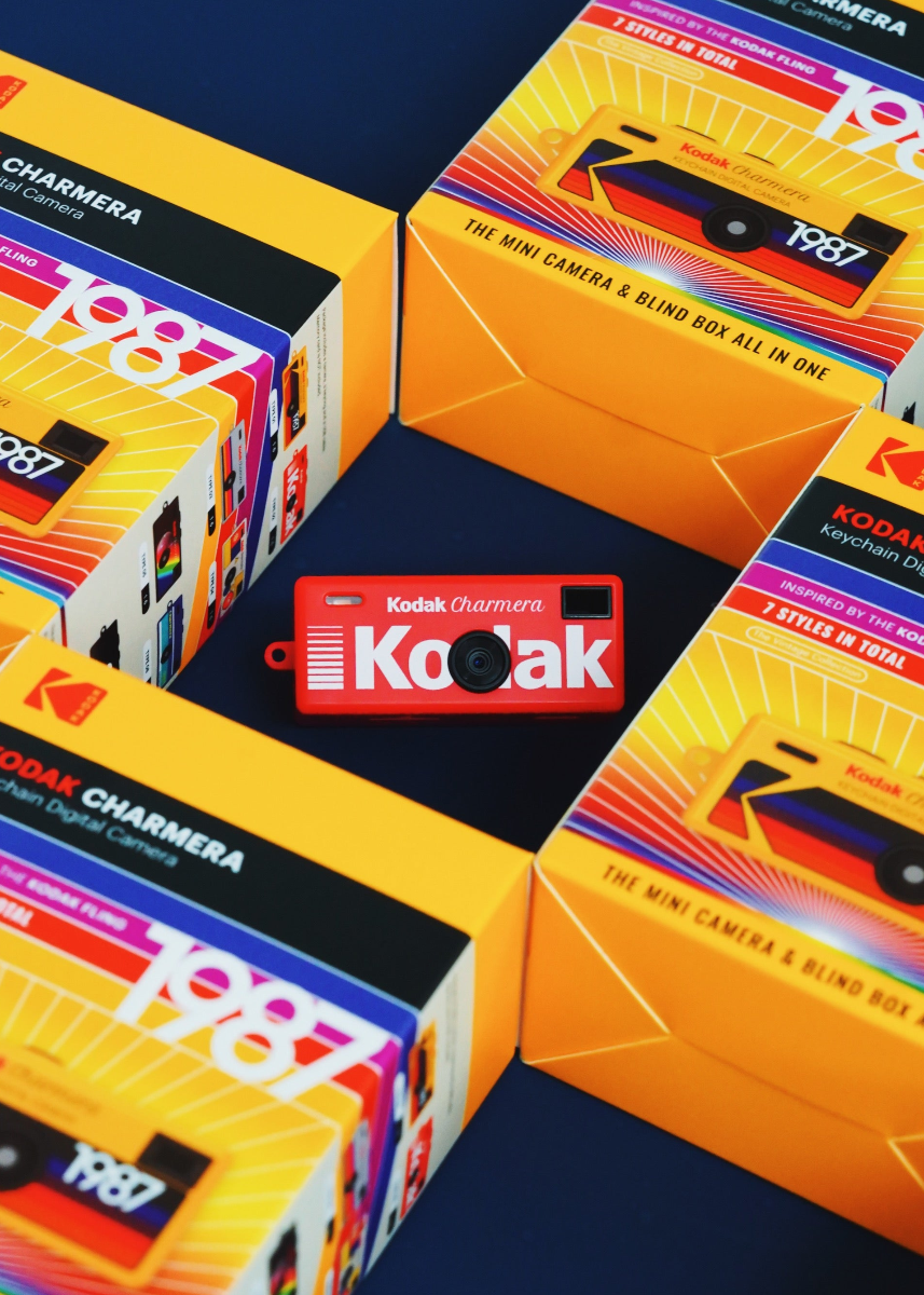 KODAK CHARMERA keychain mini digital camera blind box (Millennium single box MDC-CRMR01) original goods