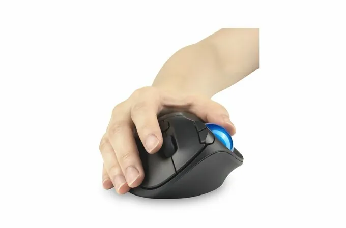 Kensington Pro Fit™ Ergo TB450 無線人體工學軌跡球（黑/藍 K72194WW）原裝行貨