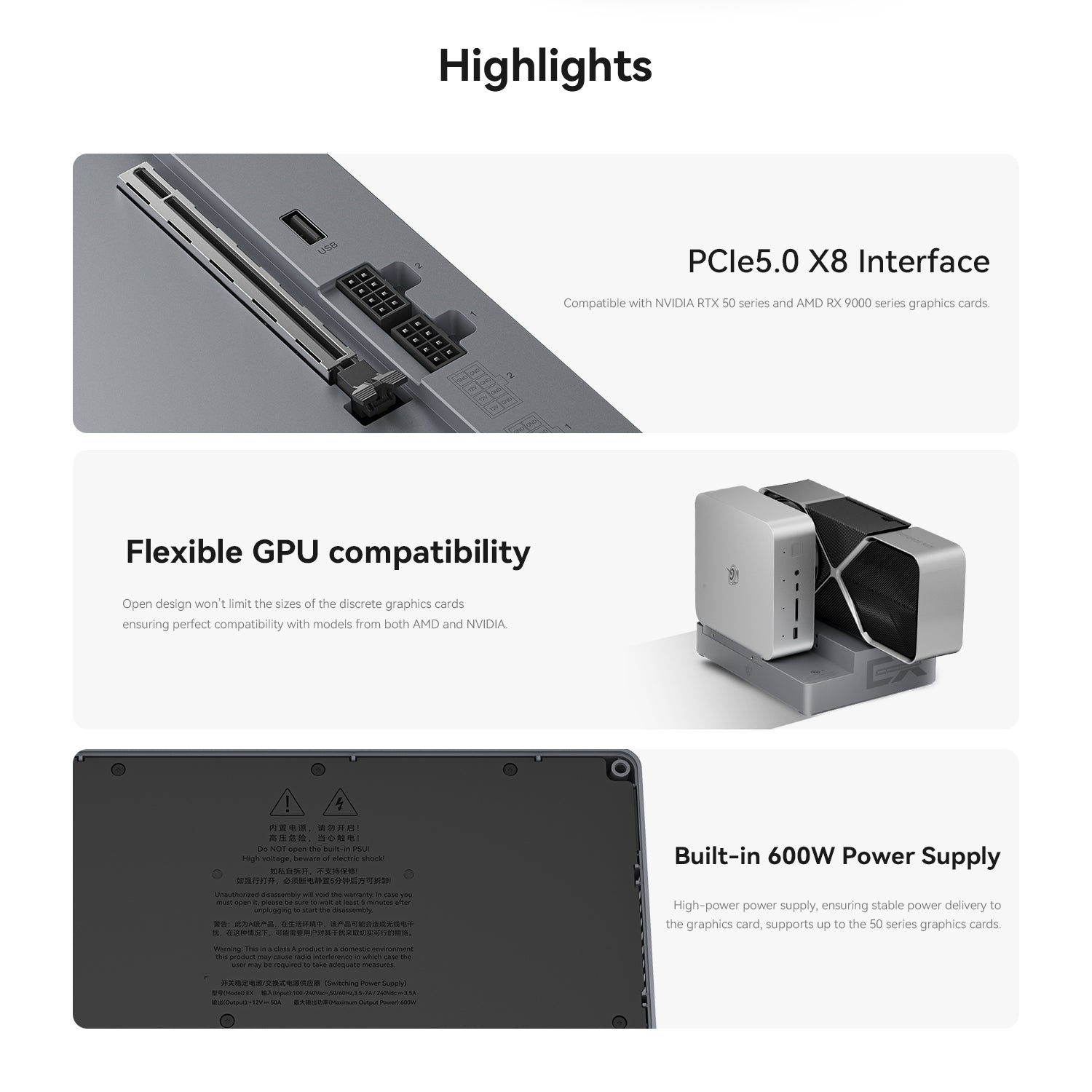 Beelink EX Pro Docking Station Expansion Dock (DK-BLEXDS) [Hong Kong genuine product]