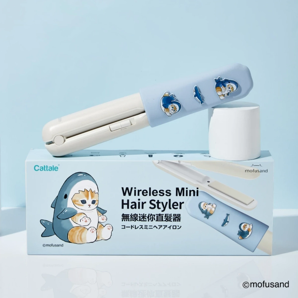 Cattale x Coolean Mofusand 無線迷你直髮夾【香港行貨】