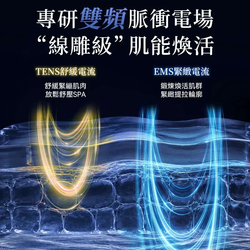 JUJY 日本穿戴式EMS＋TENS雙重微電流聚能3D高彈多模式提拉塑形面罩 [香港行貨]