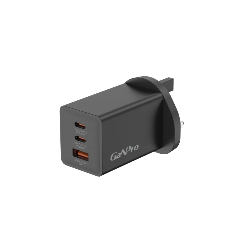 Hedonic 3 Port PD 3.0 65W GAN Pro 快充英規火牛 [香港行貨一年保養]