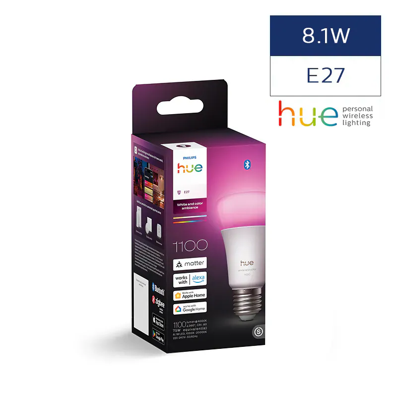 PHILIPS HUE 彩光 White and Color Ambiance WCA 11W A60 E27 APR