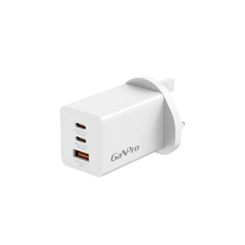 Hedonic 3 Port PD 3.0 65W GAN Pro 快充英規火牛 [香港行貨一年保養]