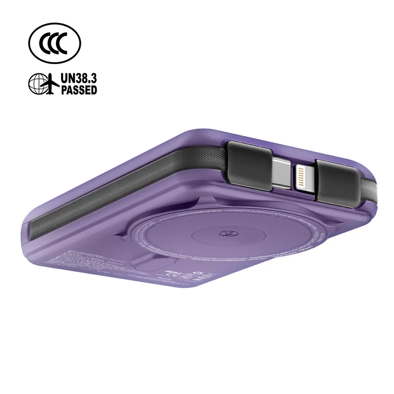 XPower x Sanrio Kuromi M10C+ 6合1 10000mAh多功能迷你20W PD3.0+磁吸無線快充移動電源 (3C認證) [香港行貨]