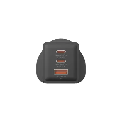 Hedonic 3 Port PD 3.0 65W GAN Pro 快充英規火牛 [香港行貨一年保養]