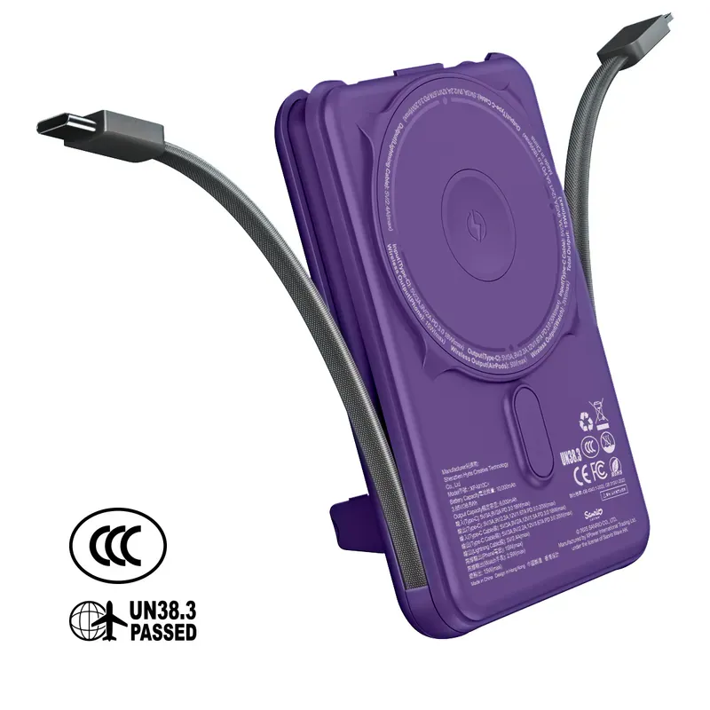 XPower x Sanrio Kuromi M10C+ 6合1 10000mAh多功能迷你20W PD3.0+磁吸無線快充移動電源 (3C認證) [香港行貨]