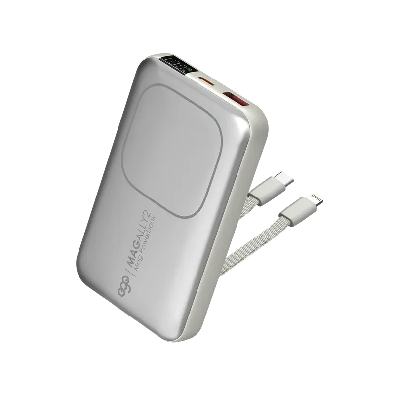 EGO MagAlly2 @10000mAh 內置線外置電 磁吸20W PD｜香港行貨