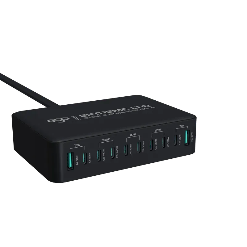 EGO 320W EXTREME CP2 10USB GaN 充電器 [香港行貨]