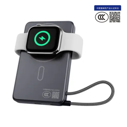 XPower MagNetoPlus Q10 Pro鋁合金10000mAh 45W PD3.0支架內置線及數顯QI2磁吸移動電源 [香港行貨一年保養]