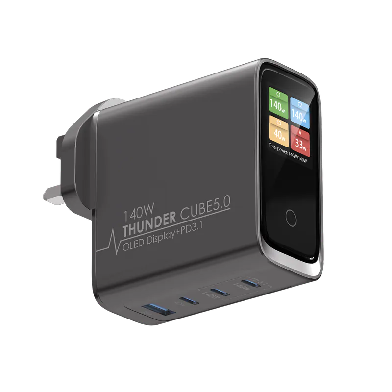 EGO 140W THUNDER CUBE 5 OLED 充電器 [香港行貨]