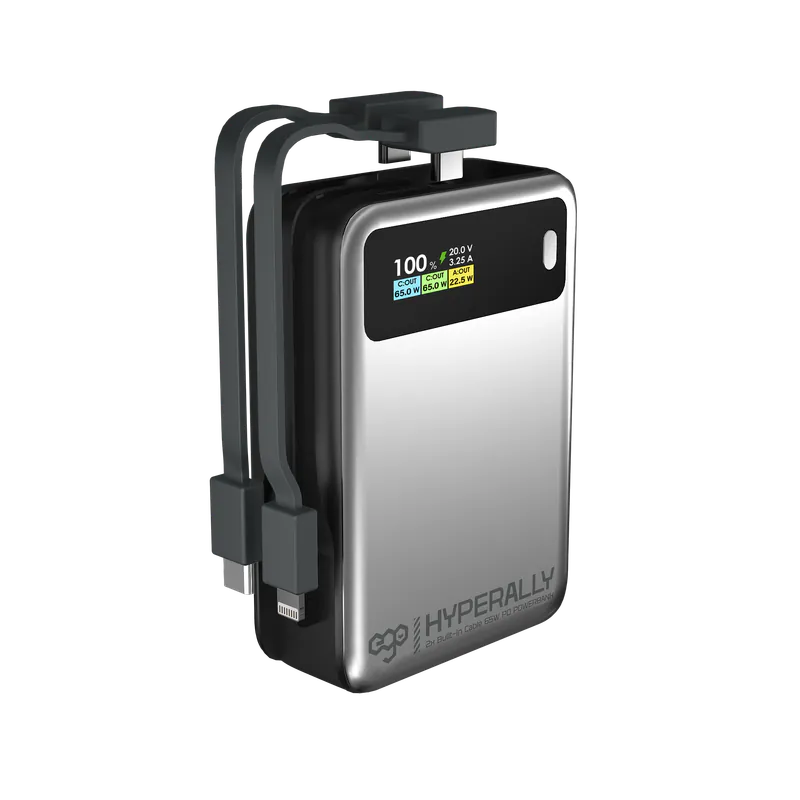 EGO HyperAlly² 20K @20000mAh 65W內置線 外置電 [香港行貨]-DIGIBAL ONLINE