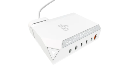 EGO EXINNO+ 180W 即時輸出顯示 6洞USB充電器 - 白色 [香港行貨]-DIGIBAL ONLINE