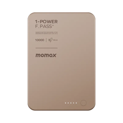 Momax 1-Power F.Pass+ 10000mAh 磁力帶線流動電源 (CCC 認證) IP158 [香港行貨]-DIGIBAL ONLINE