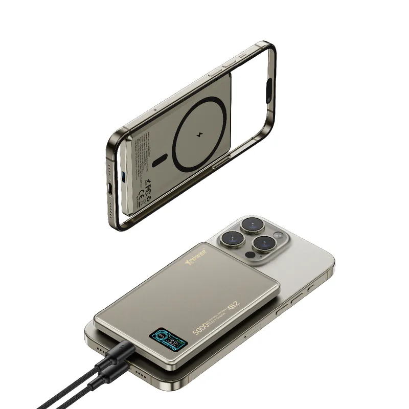 XPower MagDigita5 彩屏顯示鋁合金外殼 5000mAh PD3.0+QI2 磁吸移動電源 -[香港行貨]-DIGIBAL ONLINE