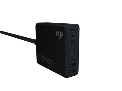 EGO 200W Ultra CP 8USB GaN 充電器 [香港行貨]-DIGIBAL ONLINE