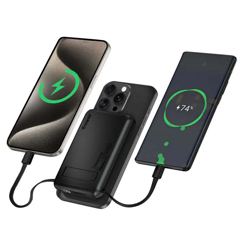 XPower M10C+ 6合1多功能數顯10000mAh 20W PD3.0 + 磁吸無線移動電源 [香港行貨]-DIGIBAL ONLINE