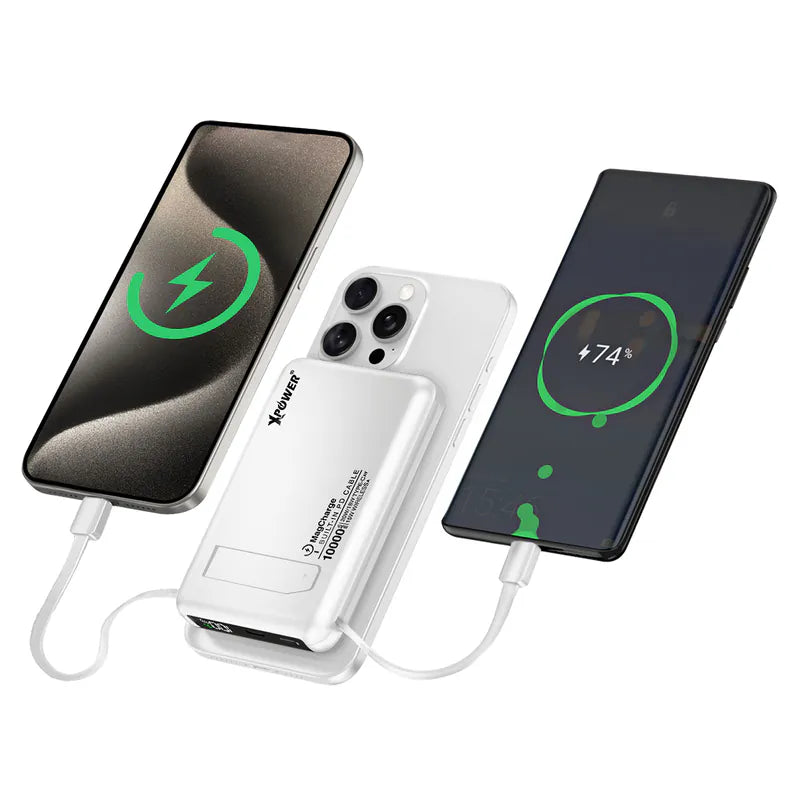 XPower M10C+ 6合1多功能數顯10000mAh 20W PD3.0 + 磁吸無線移動電源 [香港行貨]-DIGIBAL ONLINE