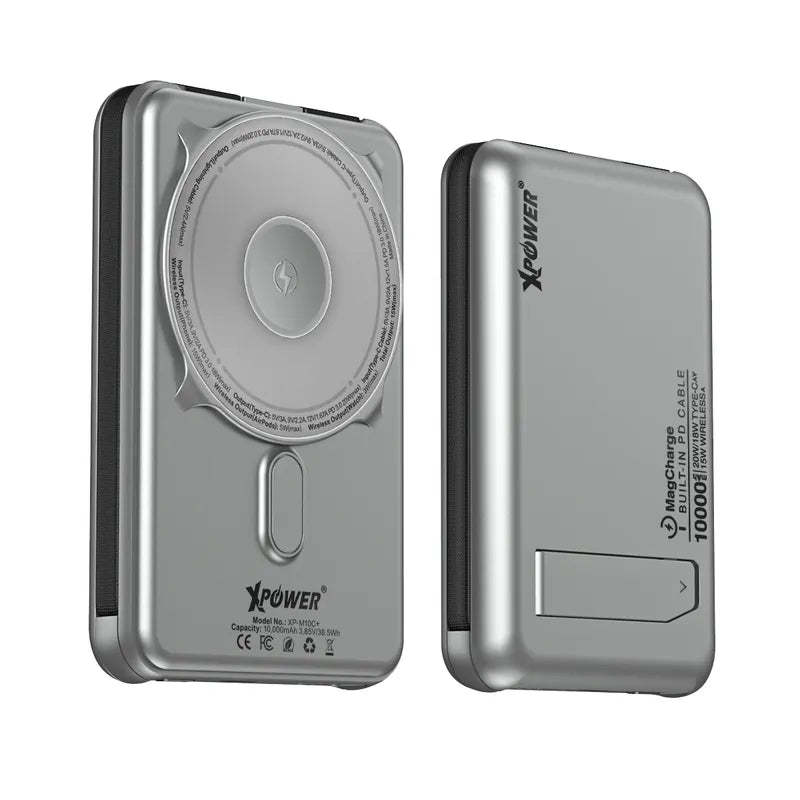XPower M10C+ 6合1多功能數顯10000mAh 20W PD3.0 + 磁吸無線移動電源 [香港行貨]-DIGIBAL ONLINE