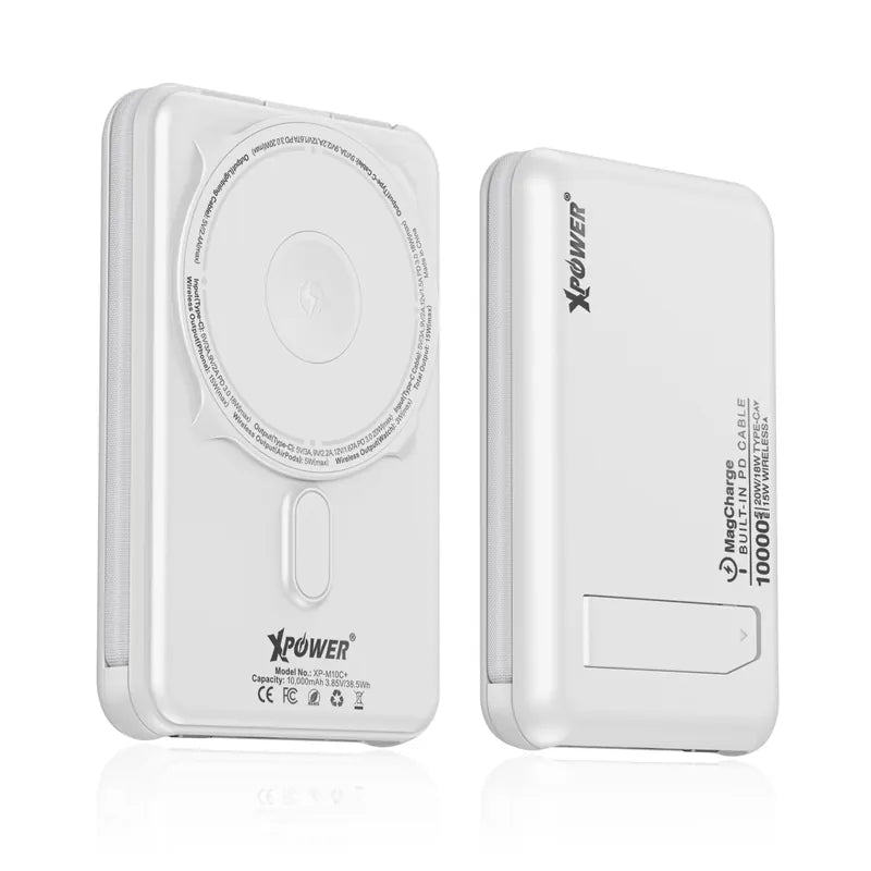 XPower M10C+ 6合1多功能數顯10000mAh 20W PD3.0 + 磁吸無線移動電源 [香港行貨]-DIGIBAL ONLINE