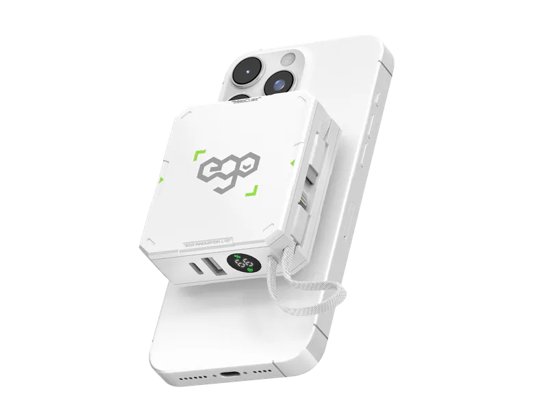 EGO MAGCUBE 10000mAh Magsafe 移動電源 [香港行貨] - 連充電線-DIGIBAL ONLINE