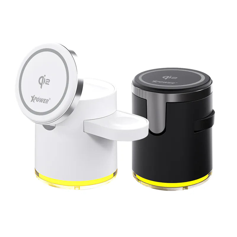 XPower MAGENGINE GE1 Qi2迷你掌心五合一 MagCharge 15W 磁吸無線充電座 [香港行貨]-DIGIBAL ONLINE