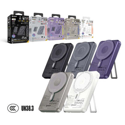 XPower M10R  (3C認證版) 7合1 10000mAh PD 3.0 雙內置線+磁吸無線移動電源連支架 [香港行貨]-DIGIBAL ONLINE