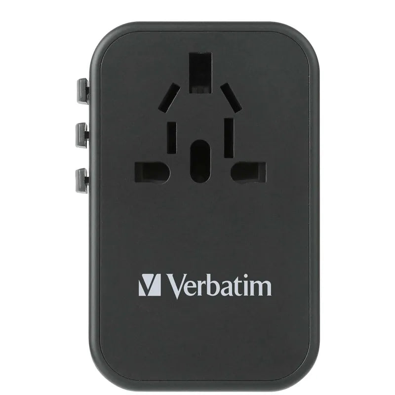 VERBATIM 5 端口 75W PD 3.0 & QC 3.0 GaN 通用旅行轉插 [香港行貨]-DIGIBAL ONLINE