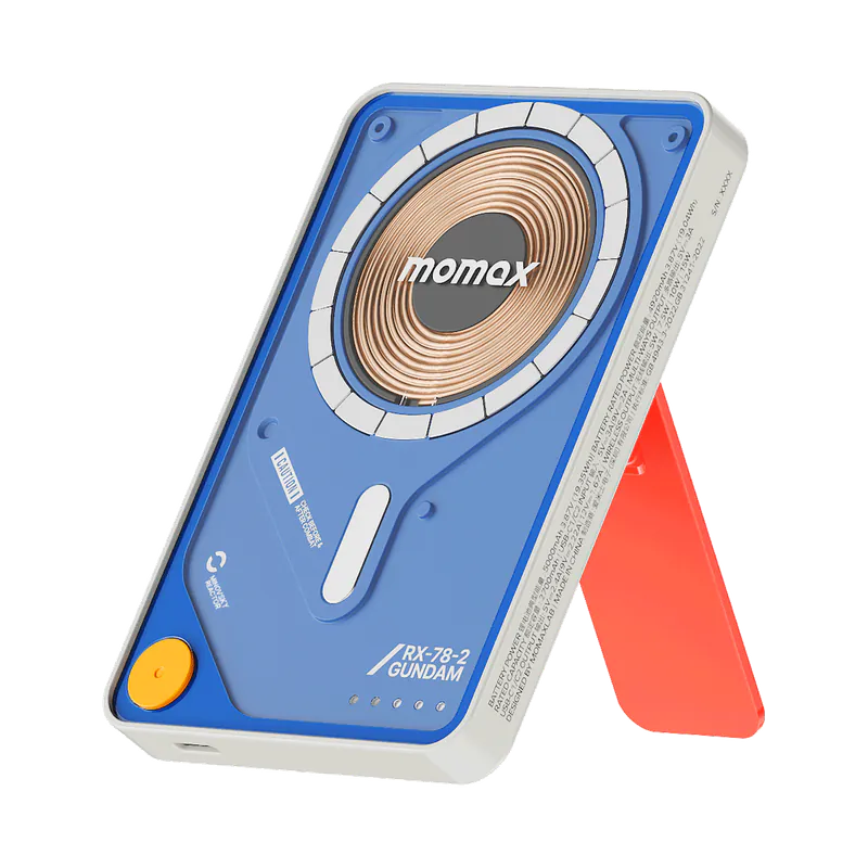 Momax x Gundam 1-Power X Pro 5000mAh 3 in 1 磁吸流動電源 [香港行貨]-DIGIBAL ONLINE
