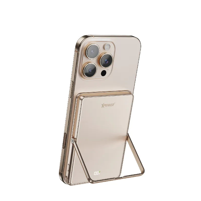 XPower M10K2 5合1鋅合金支架數顯 10000mAh PD3.0+QI2 磁吸移動電源 - [香港行貨]-DIGIBAL ONLINE