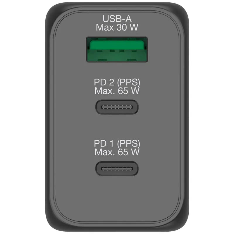 VERBATIM 3 端口 65W PD GaN 旅行充電器 - 66963 [香港行貨]-DIGIBAL ONLINE