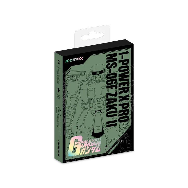 Momax x Gundam 1-Power X Pro 5000mAh 3 in 1 磁吸流動電源 [香港行貨]-DIGIBAL ONLINE
