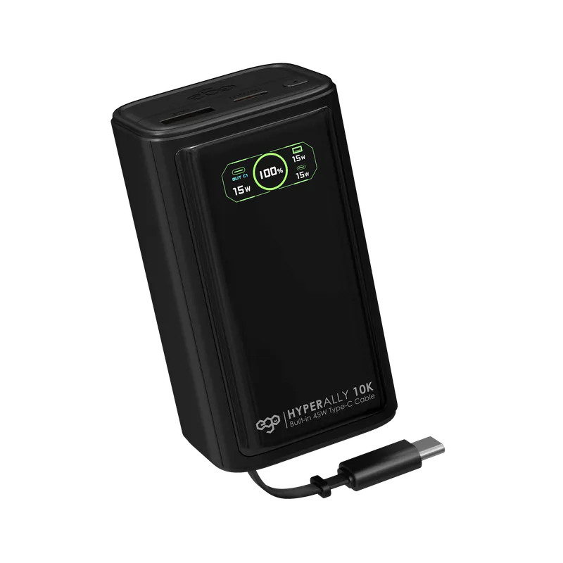EGO Hyper Ally 10K @45W 延長線外置電 [香港行貨]-DIGIBAL ONLINE