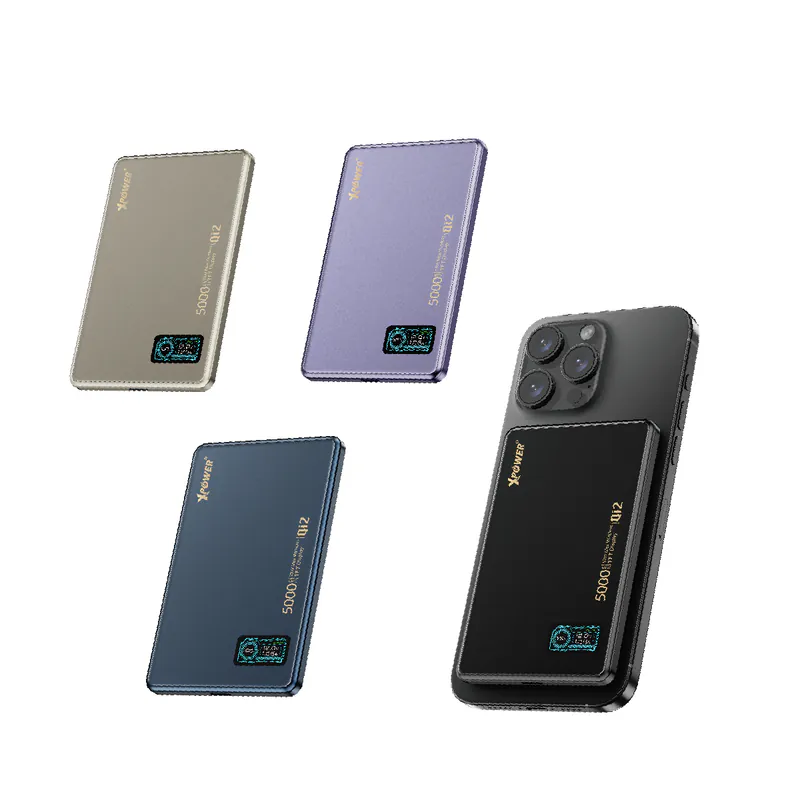 XPower MagDigita5 彩屏顯示鋁合金外殼 5000mAh PD3.0+QI2 磁吸移動電源 -[香港行貨]-DIGIBAL ONLINE