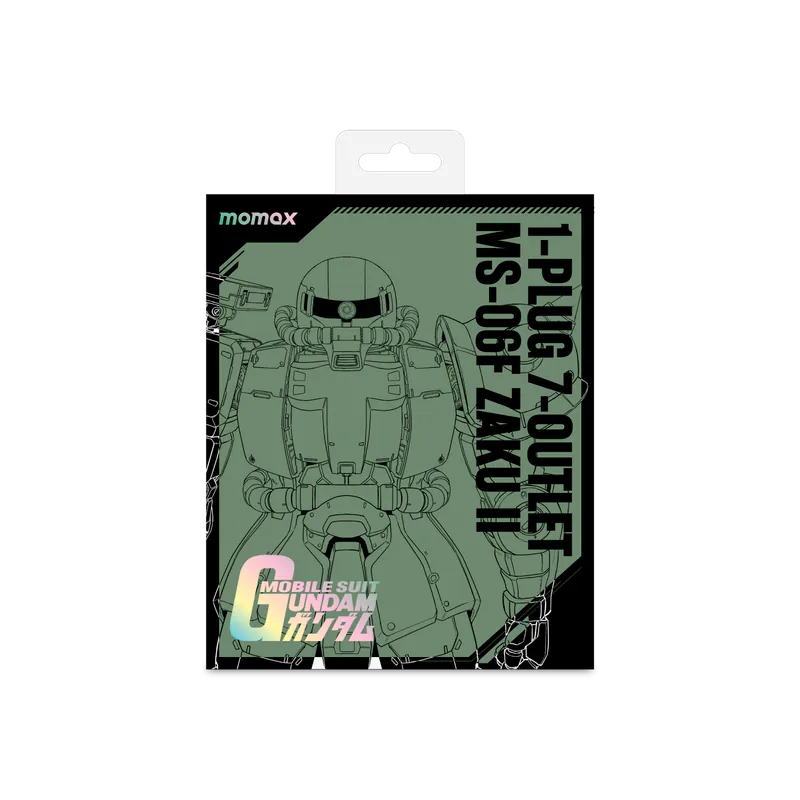 Momax x Gundam ONEPLUG PD20W 2A2C 7位USB拖板 [香港行貨]-DIGIBAL ONLINE