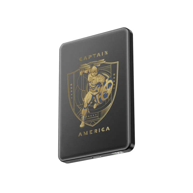 XPOWER M10K 2合1鋁合金數顯10000mAh PD3.0+磁吸無線外置充電器 - 美國隊長系列 [香港行貨]-DIGIBAL ONLINE