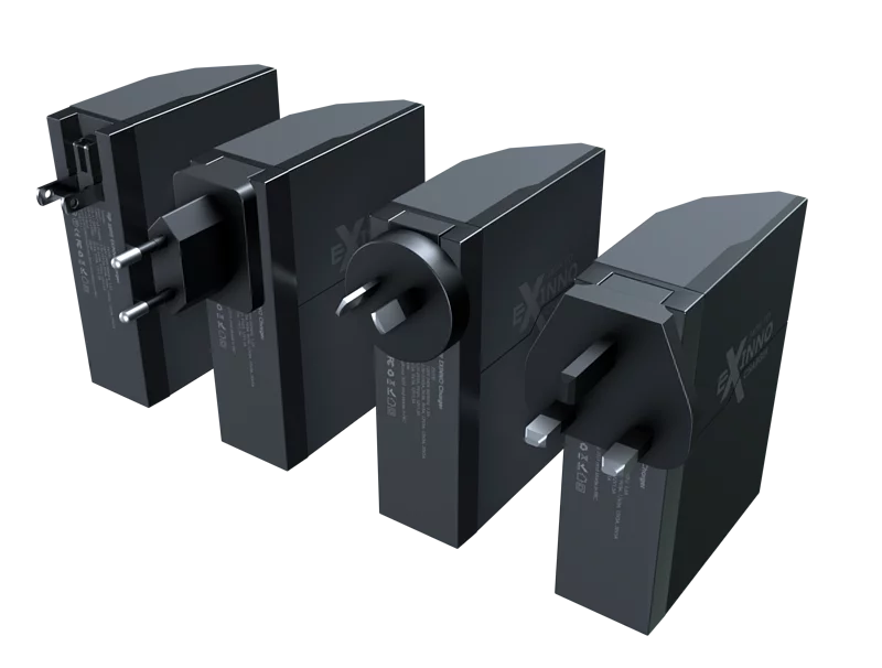 EGO EXINNO+ 180W 即時輸出顯示 6洞USB充電器 - 黑色 [香港行貨]-DIGIBAL ONLINE