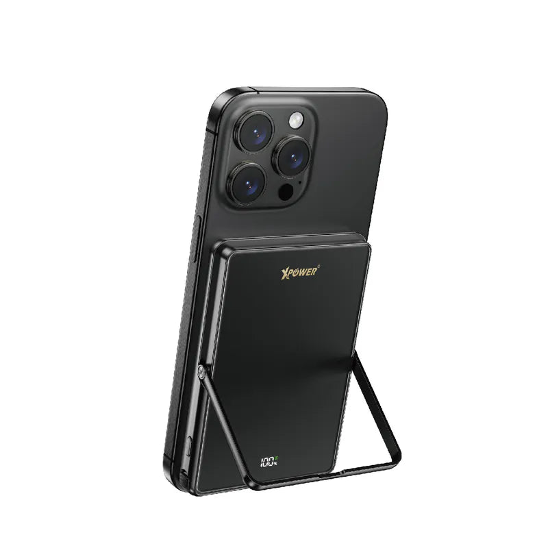 XPower M10K2 5合1鋅合金支架數顯 10000mAh PD3.0+QI2 磁吸移動電源 - [香港行貨]-DIGIBAL ONLINE