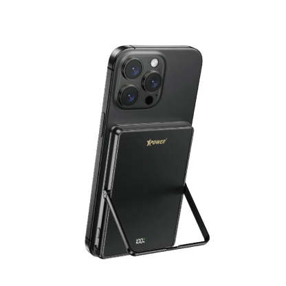 XPower M10K2 5合1鋅合金支架數顯 10000mAh PD3.0+QI2 磁吸移動電源 - [香港行貨]-DIGIBAL ONLINE