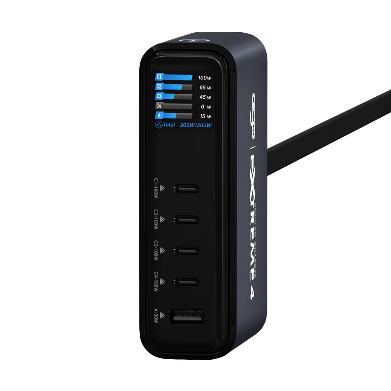 EGO 200W EXTREME 4 USB 桌上充電器 [香港行貨] 