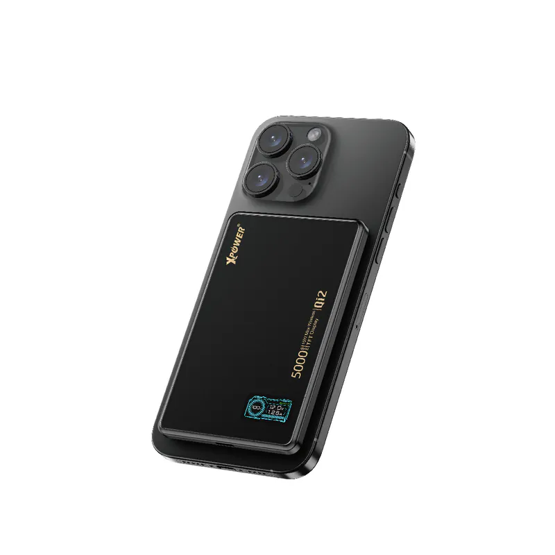 XPower MagDigita5 彩屏顯示鋁合金外殼 5000mAh PD3.0+QI2 磁吸移動電源 -[香港行貨]-DIGIBAL ONLINE