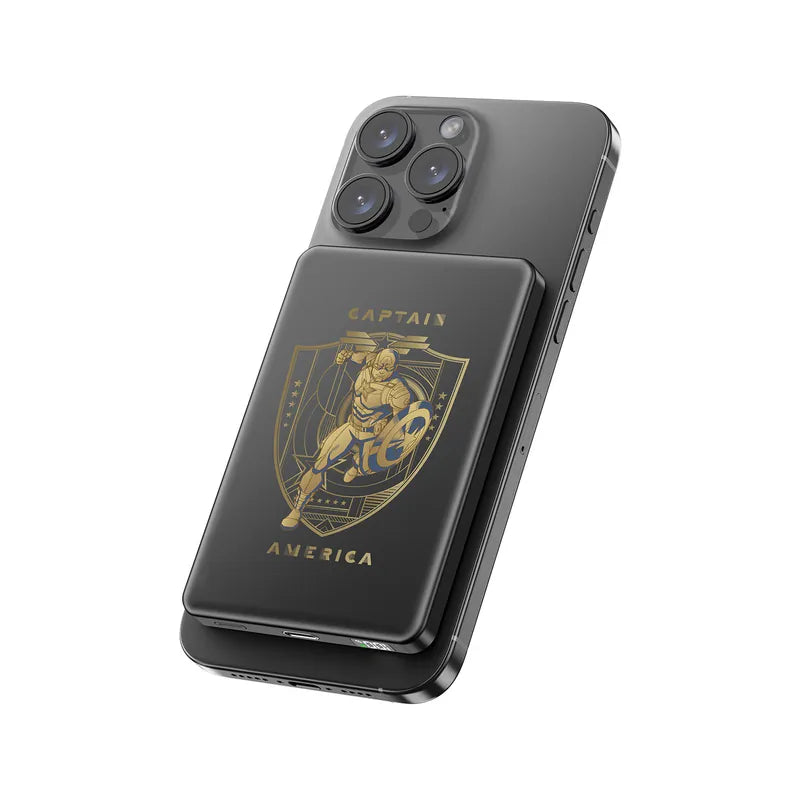 XPOWER M10K 2合1鋁合金數顯10000mAh PD3.0+磁吸無線外置充電器 - 美國隊長系列 [香港行貨]-DIGIBAL ONLINE