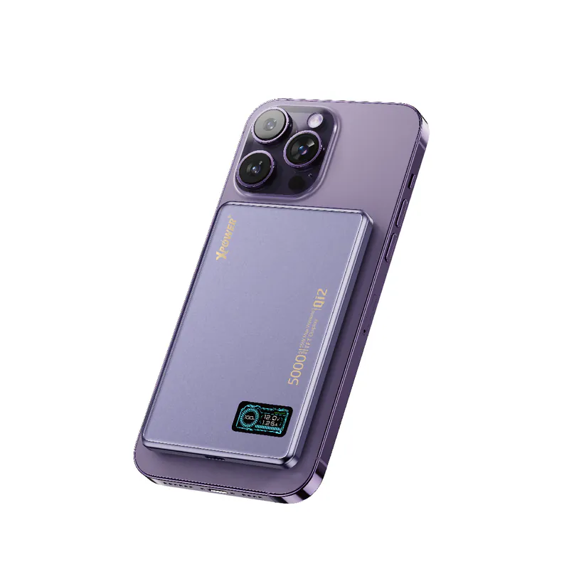 XPower MagDigita5 彩屏顯示鋁合金外殼 5000mAh PD3.0+QI2 磁吸移動電源 -[香港行貨]-DIGIBAL ONLINE