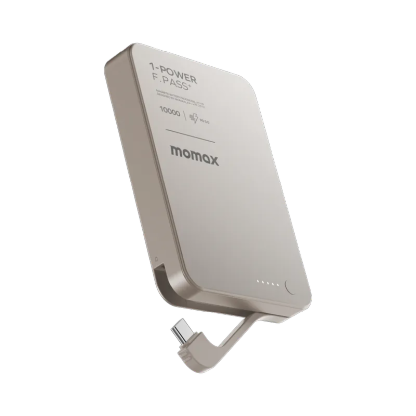 Momax 1-Power F.Pass+ 10000mAh 磁力帶線流動電源 (CCC 認證) IP158 [香港行貨]-DIGIBAL ONLINE
