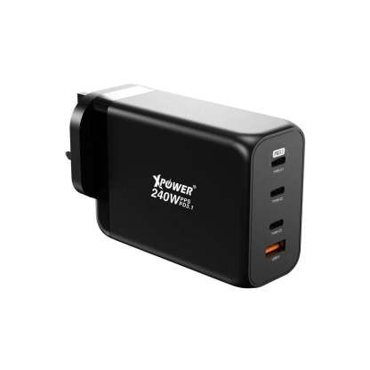XPower GW240 240W PD3.1 Gan 4輸出智能充電器 [香港行貨]-DIGIBAL ONLINE