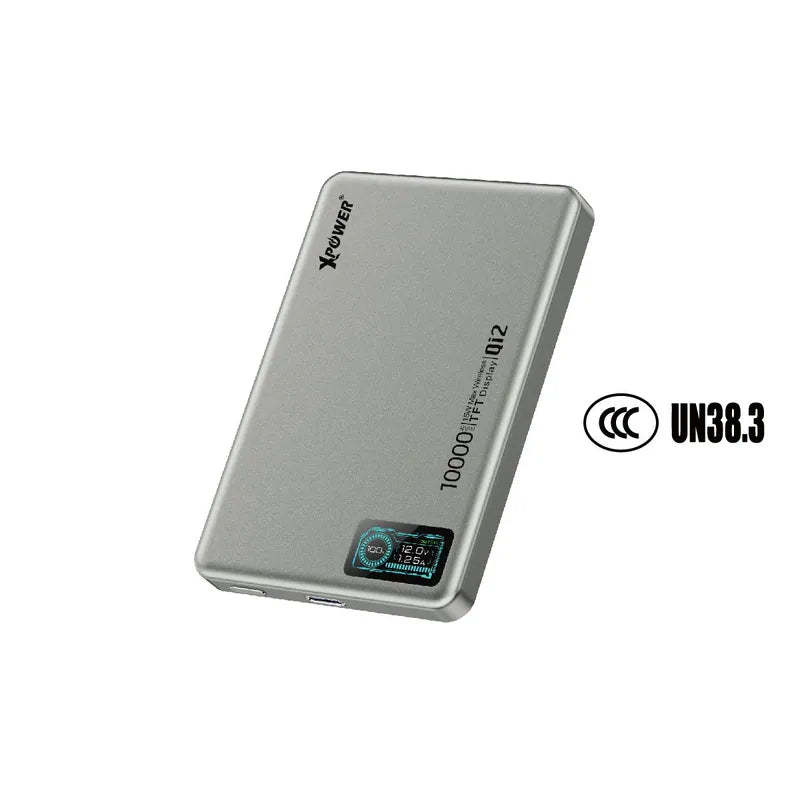 XPower MagDigita² 第2代 彩屏顯示10000mAh PD3.0+QI2 磁吸移動電源 (3C認證版)(鋁合金面)[香港行貨]-DIGIBAL ONLINE